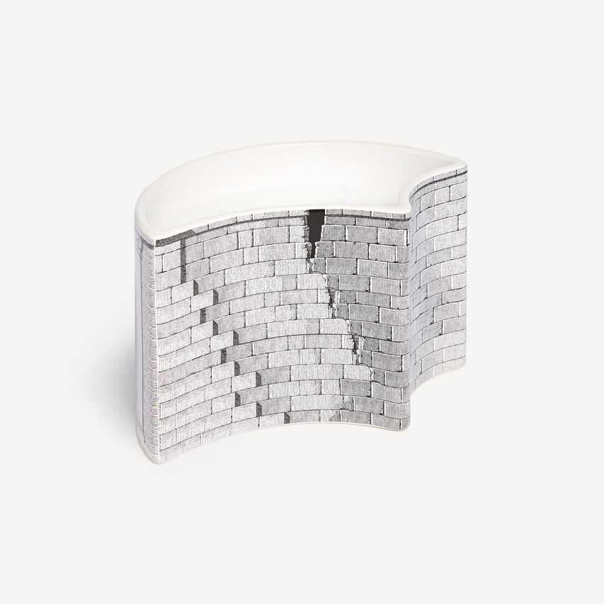 FORNASETTI NEL MENTRE Set of three scented Candles - Architettura Décor - Immaginazione Fragrance White/Black FPTRI419IMFOR22BIA