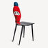 FORNASETTI Chair Lux Gstaad red/blue/black M28Y513FOR22ROS