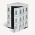 FORNASETTI Corner cabinet Architettura celeste white/black/light blue M49Y417FOR21AZZ