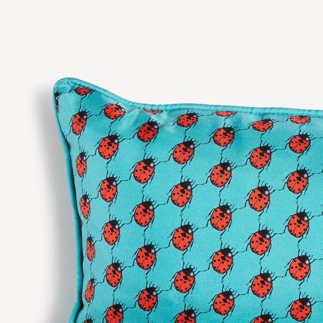 Shop Fornasetti Cushion Mano In Multicolour