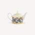 FORNASETTI Teapot Cammei White/Black/Gold P22Z292FOR21ORO