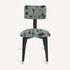 FORNASETTI Upholstered chair Oggetti su canneté White/Black/Light Blue M66Y157POFOR24NER