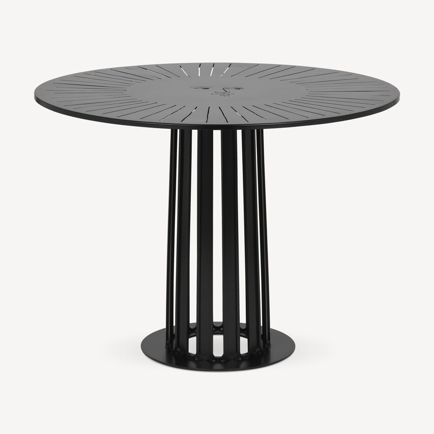 FORNASETTI Outdoor Table Ara Solis Black M20E003FOR22NER