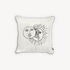 FORNASETTI Cushion Solitudo White/Black PILLSL902FOR21BIA