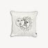 FORNASETTI Cushion Solitudo white/black PILLSL902FOR21BIA