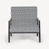 FORNASETTI Outdoor Armchair Losanghe  POL050MNEFOR22NER