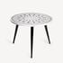 FORNASETTI Table top Cortile white/black M18X000GPFOR21BIA