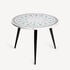 FORNASETTI Table top Cortile celeste white/black/blue M18Y000GPFOR21AZZ