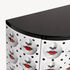 FORNASETTI Console Comme des Fornà white/black/red M51Y004FOR21ROS
