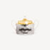 FORNASETTI Sugar bowl Tema e Variazioni white/black/gold P21Z289FOR21ORO