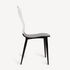 FORNASETTI Chair Capitello Corinzio White/Black M28X244FOR21BIA