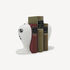 FORNASETTI Bookends white/black FOR10456FOR21BIA