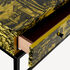 FORNASETTI Console with drawer Giardino Settecentesco black/yellow M40Y133BNFOR23GIA