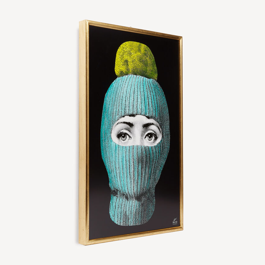 FORNASETTI Panel Lux Gstaad Turquoise/Yellow/Black C48Y511FOR21TUR