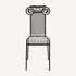 FORNASETTI Outdoor Chair Capitellum Black M28E003FOR22NER
