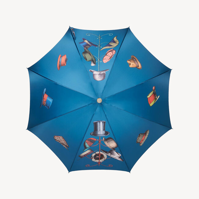 Shop Fornasetti Folding Umbrella Cappelli In Multicolour