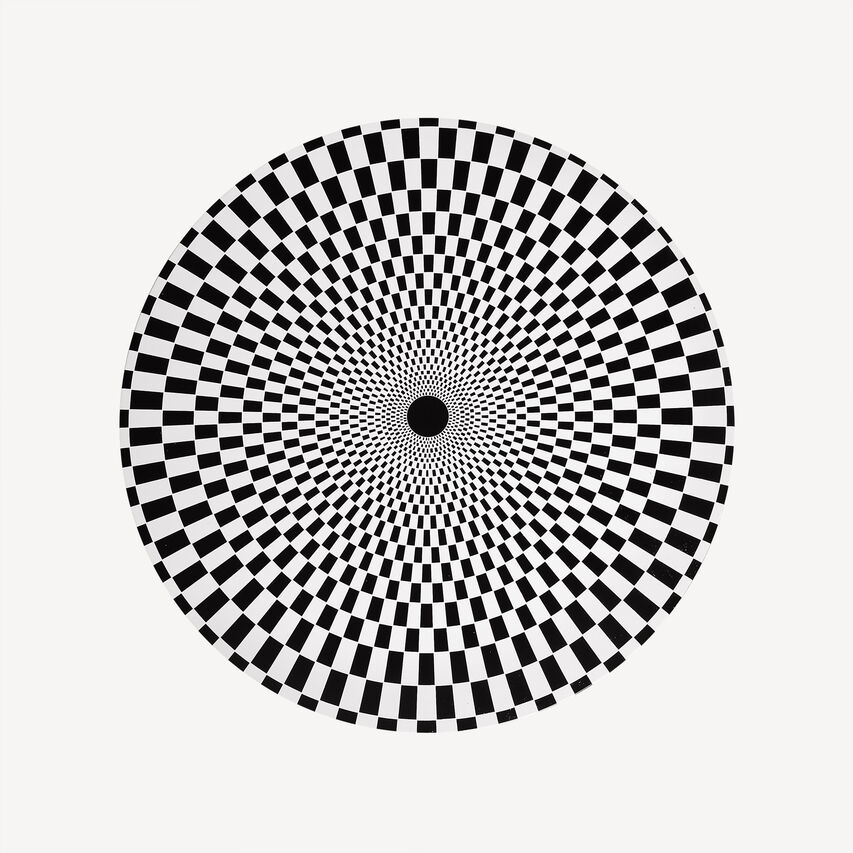 FORNASETTI Table top Egocentrismo White/Black M18X114GPFOR21BIA