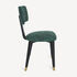 FORNASETTI Upholstered chair Malachite Green/Black M66Y104POFOR24VER