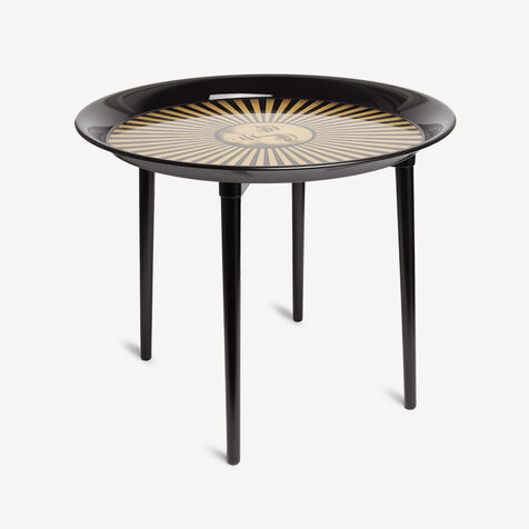 FORNASETTI Tray holder Black C10X011FOR21NER