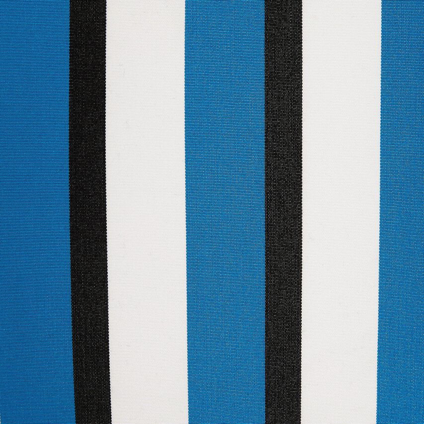 FORNASETTI Outdoor cushion Rigato Turquoise/White/Black PILL395E60FOR22TUR