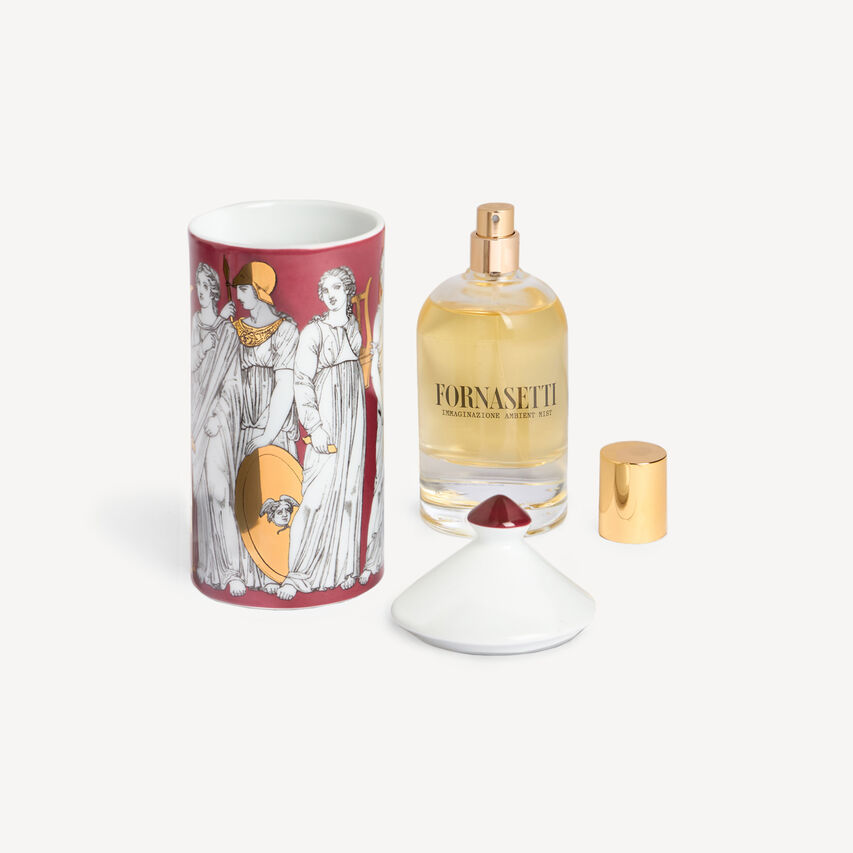 FORNASETTI TALVOLTA Scented Room Spray - Reperti Décor - Immaginazione Fragrance Gold/White/Red FPSP358YIMFOR24ORO