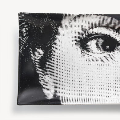 Tema e Variazioni n.363 Rectangular Tray in White/Black | Fornasetti®