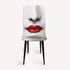 FORNASETTI Chair Bocca white/black/red M28Y254FOR21ROS