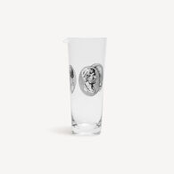 Bicchiere da sottobicchiere Set di 8 sottobicchieri in silicone  Sottobicchieri rotondi in vetro di design in nero per bevande, bar, C
