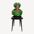 FORNASETTI Chair Moro green multicolour M28Y256FOR21VER