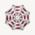 FORNASETTI Folding Umbrella Bocche white/black/red OM132PGFOR23BIA
