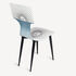 FORNASETTI Chair Sole White/Light Blue/Black M28Y246FOR22AZZ