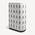 FORNASETTI Curved cabinet Palazzo white/black M09X135FOR21BIA