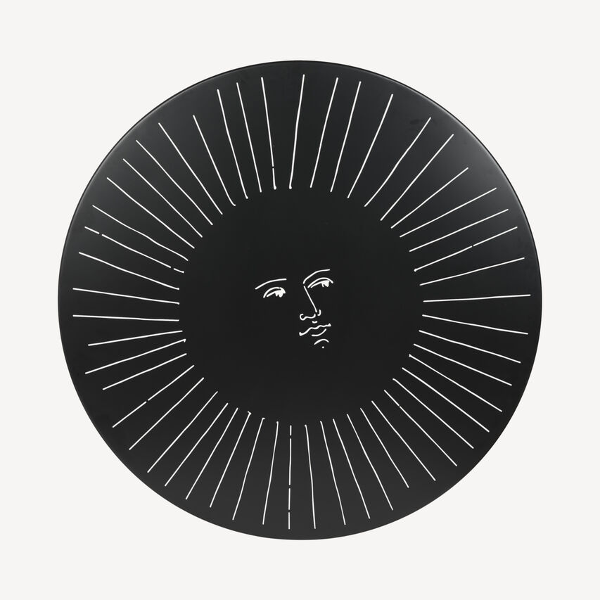 FORNASETTI Outdoor Table Ara Solis Black M21E003FOR22NER