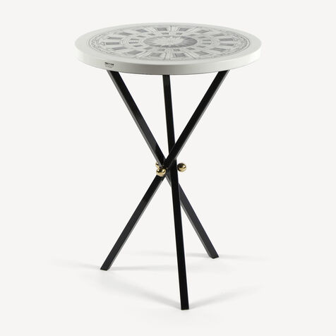 FORNASETTI Coffee Table Cortile White/Black M17X174TNFOR22BIA