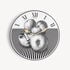 FORNASETTI Clock Tema e Variazioni n. 390 white/black GORO09FOR22BIA