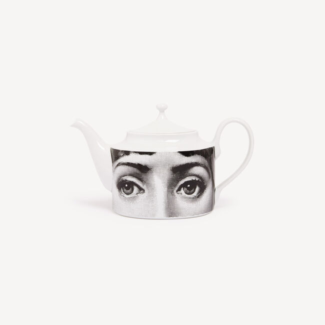 Shop Fornasetti Teapot Tema E Variazioni In White/black