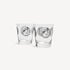 FORNASETTI 2 Water Glasses Set Cammei white/black G40X3882FOR22NER