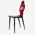 FORNASETTI Chair Lux Gstaad red/blue/black M28Y513FOR22ROS