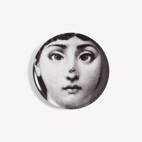 FORNASETTI Coaster Tema e Variazioni n.363 White/Black P17X363FOR21BIA