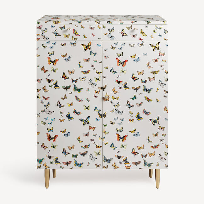 Fornasetti Cabinet Farfalle In Multicolour