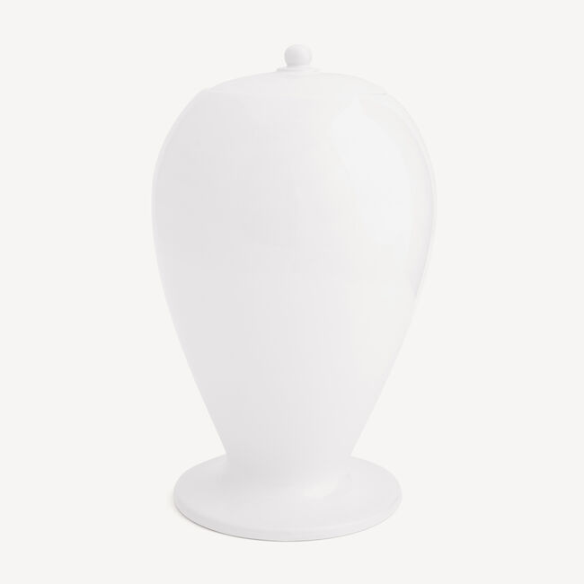 Shop Fornasetti Vase Capitello In White/black