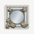 FORNASETTI Cornice con specchio piatto Musciarabia con rose Multicolour C34Y044SPFOR23ROS