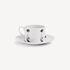 FORNASETTI Tea cup Tema e Variazioni Serratura White/Black P39X305FOR21BIA