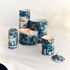 FORNASETTI NEL MENTRE Set of three scented Candles - Giardino Settecentesco Décor - Giardino Segreto Fragrance blue/white FPTRI126YGSFOR23BLU