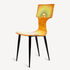 FORNASETTI Chair Sole yellow/orange/black M28Y247FOR22GIA