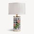 FORNASETTI Cylindrical lampshade in pleated fabric white PAR017FOR23BIA