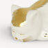 FORNASETTI Cat Striato white/gold P40Z402FOR21BIA