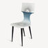 FORNASETTI Chair Sole white/light blue/black M28Y246FOR22AZZ
