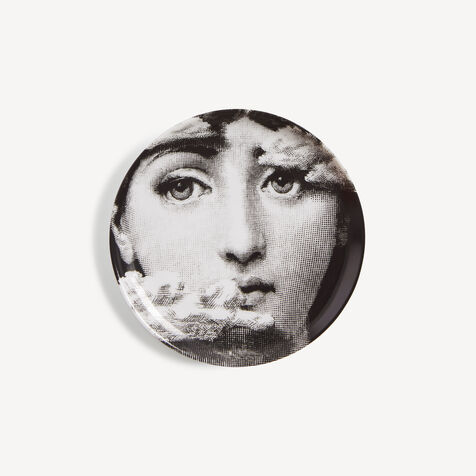 FORNASETTI Coaster Tema e Variazioni n.139 White/Black P17X139FOR21BIA