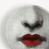 FORNASETTI Ashtray Red Lips - Tema e Variazioni n.397 white/black/red P23Y397FOR23ROS